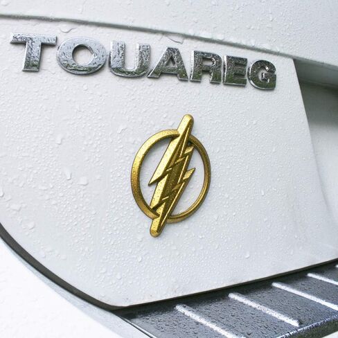 Fan Emblems The Flash 3D Car Badge (Classic Logo - Chrome) in Saudi Arabia