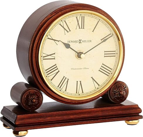 ساعة Howard Miller Redford Mantel Clock 635-123 - كرز وندسور مع كوارتز، حركة رنين واحد in Saudi Arabia