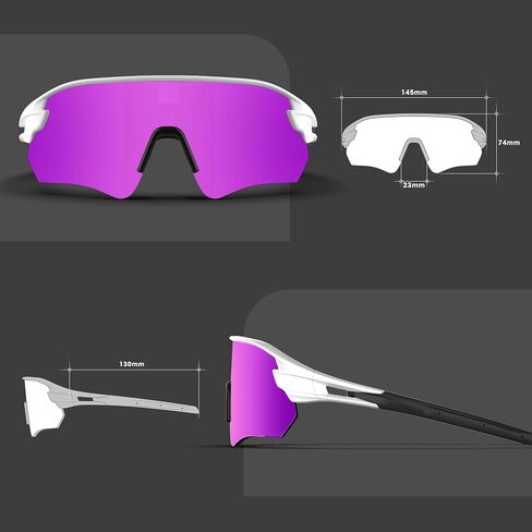 Sunglasses for Men Cycling Fishing Running Driving Baseball Anti-fog Sports Sunglasses UV Protection in Saudi Arabia