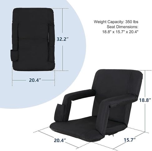 مقاعد الملعب مع دعم الظهر، وكراسي المبيض مع الظهر والوسادة وجيب للاستاد، والتخييم، والحفلات الموسيقية في الهواء الطلق in Kuwait