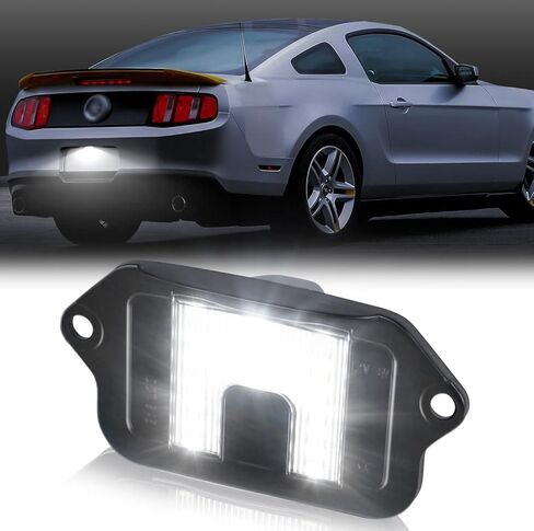D-Lumina LED License Plate Lights Tag Lamp Assembly Compatible with Fo-rd Flex Focus Fusion Taurus Mus-tang Lincoln Mercury, 6000K White 2-Pieces in Saudi Arabia