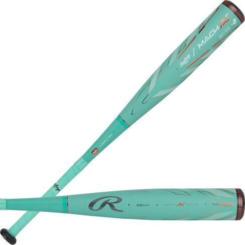 Rawlings | 2024 | Mach AI Baseball Bat | USSSA | -5 / -8 / -10 Drop | 2 3/4" Barrel | 1 Pc. Hybrid in Saudi Arabia