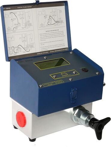 XZT 6000PSI 200 GPM Inline Digital Hydraulic Flow Meter,Hydraulic Pressure Test kit, Flow Test for Excavator, Pump,Cylinder,Hydraulic Valve,Motor(800L /200Gallon) in Saudi Arabia