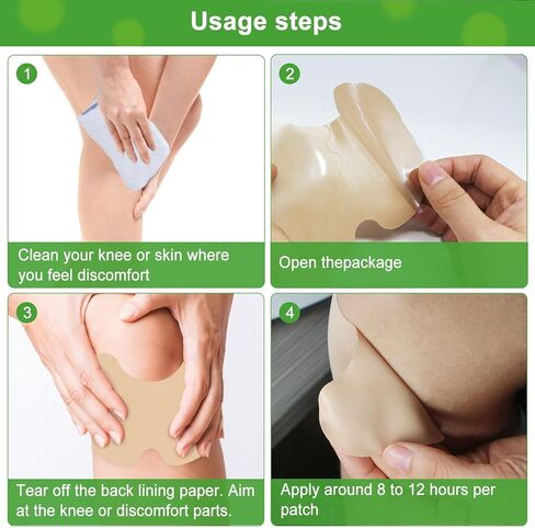 48 قطعة من رقعات الركبة، رقعات حرارية لمفاصل الاختراق العميق للركبة، رقعات دافئة للرقبة والكتف في الركبة in Kuwait