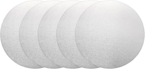 uxcell Aluminum Sheet, 10 Pcs 50mm Diameter x 1mm Thickness 1060 Aluminum Plate for Industrial, Silver Tone in Saudi Arabia
