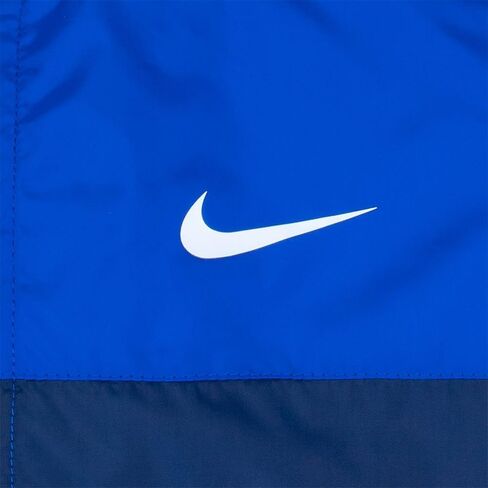 Nike Fleece Lined Woven Jacket - Blue - Kids Size 7 in Saudi Arabia