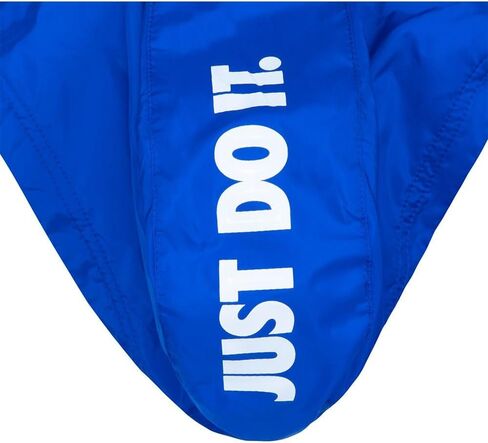 Nike Fleece Lined Woven Jacket - Blue - Kids Size 7 in Saudi Arabia