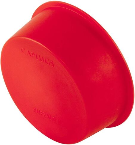 Capplugs 99394327 غطاء بلاستيكي مدبب وسدادة. T-43A، PE-LD، غطاء OD 2.395 بوصة، معرف التوصيل 2.75 بوصة، أحمر (عبوة من 20 قطعة) in Saudi Arabia