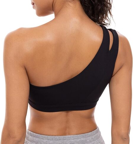 حمالة صدر رياضية للسيدات من Lavento بكتف واحد - حزام مقصوص منخفض التأثير غير متماثل للتمرينات الرياضية in Kuwait