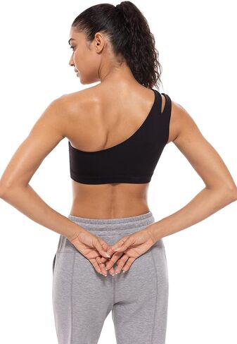 حمالة صدر رياضية للسيدات من Lavento بكتف واحد - حزام مقصوص منخفض التأثير غير متماثل للتمرينات الرياضية in Kuwait