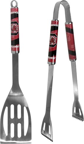 NCAA Siskiyou Sports Fan Shop South Carolina Fighting Gamecocks 2 قطعة مجموعة شواء مع باب خلفي ملح وفلفل هزاز مقاس واحد لون الفريق in Saudi Arabia