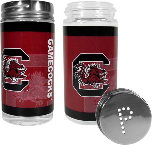 NCAA Siskiyou Sports Fan Shop South Carolina Fighting Gamecocks 2 قطعة مجموعة شواء مع باب خلفي ملح وفلفل هزاز مقاس واحد لون الفريق in Saudi Arabia