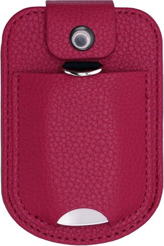 Fitted Leather Case W/Screen Protector & Pocket (Lanyard Included) for Freestyle Libre 3, Freestyle Libre 2 (Hot Pink) in Saudi Arabia
