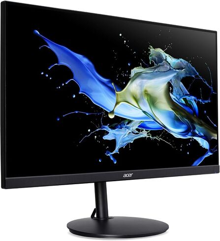 شاشة Acer CB272 bmiprx مقاس 27 بوصة عالية الدقة (1920 × 1080) IPS Zero Frame الاحترافية للمكتب المنزلي مع مزامنة AMD Radeon Free Sync، حامل قابل لضبط الارتفاع مع إمالة ومحور | شاشة ومنافذ HDMI وVGA ومكبرات الصوت in Kuwait