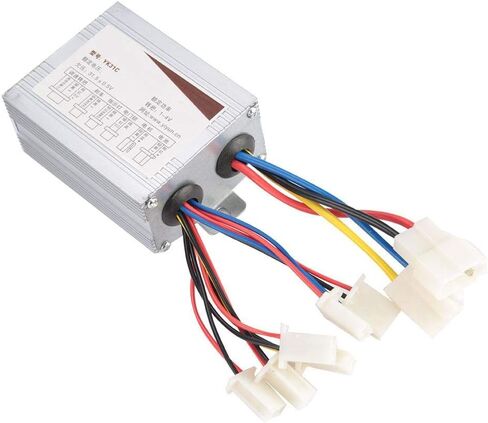 Yoidesu 24v / 36v / 48v 500W Motor Brushed Controller Box Speed Controller & Throttle Grip for Electrical Scooter E Bike Tricycle (24v) in Saudi Arabia
