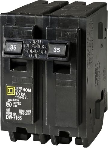 مربع D - HOM235CP Homeline قاطع دائرة ثنائي القطب 35 أمبير in Saudi Arabia