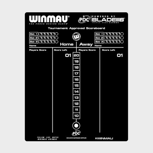 Winmau Dry Wipe Darts Scoreboard in Saudi Arabia