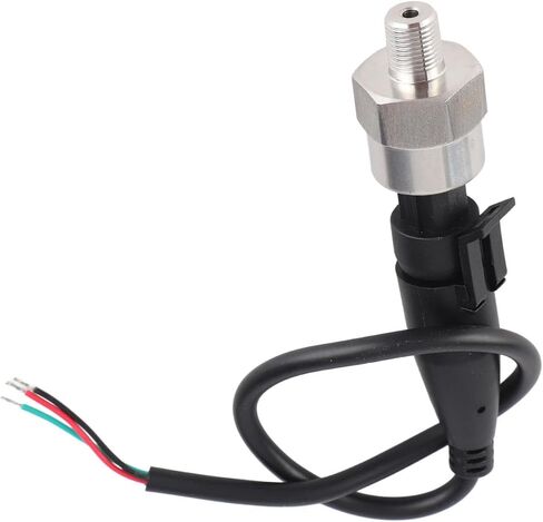 GOTOTOP Pressure Transducer 100PSI Pressure Transducer Sender Sensor Stainless Steel Oil Pressure Sensor for Oil Fuel Air Water (100PSI) in Saudi Arabia