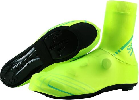 Santic Cycling Shoe Covers Unisex Windproof Bike Cycling Overshoes Winter Thermal Sports Accessories 1 Pair … in Saudi Arabia