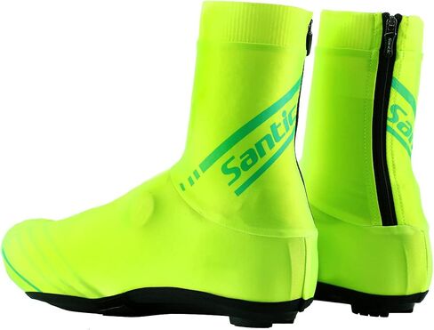 Santic Cycling Shoe Covers Unisex Windproof Bike Cycling Overshoes Winter Thermal Sports Accessories 1 Pair … in Saudi Arabia