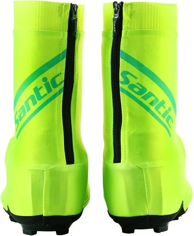 Santic Cycling Shoe Covers Unisex Windproof Bike Cycling Overshoes Winter Thermal Sports Accessories 1 Pair … in Saudi Arabia