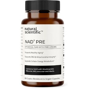 Liposomal NAD Supplement with Nicotinamide Riboside and Niacin - Precursor Formula for Longevity and Cognitive Health - 60 Capsules - Premium Supplement
