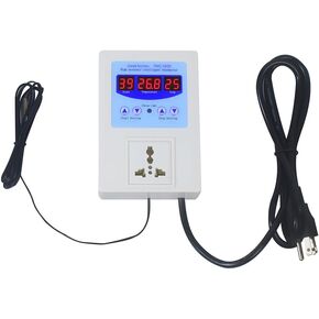 TMC-1000 Intelligent Digital Display Temperature Controller, LED Display Control Socket AC 110V-240V