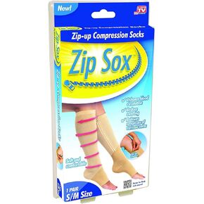 Zip Sox Compression Socks by BulbHead - Pair, S/M