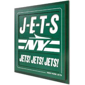 YouTheFan NFL New York Jets Slogan Series 3D Wall Art