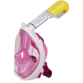Alayna Snorkel Mask Full Face Snorkel Mask for Divers Snorkeling Set Dry Top System 180 Degree Panoramic View Safe Breathing Anti-Leak Anti-Fog Scuba Mask for Adult & Kids Diving
