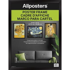 Trends International Allposters Collector's Edition Black Poster Frame (18" x 24") Poster Frame (18" x 24")