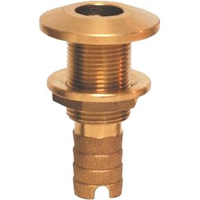 GROCO Bronze Hose Barb Thru-Hull Fitting - 1-1/8"