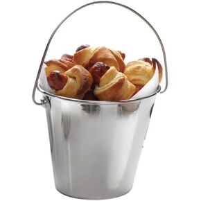 دلو صغير من American Metalcraft SSP61، من الفولاذ المقاوم للصدأ، 2 لتر. السعة، 6-1/4 بوصة قطر، 5-3/4 بوصة ارتفاع in Kuwait