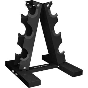 Neoprene Dumbbells Weight Storage Rack - 2.0 MM Thick Steel Weight Organizer - Ideal Choice for Home Gym - Easy to Assemble and Store