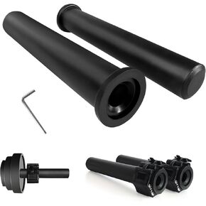 Standard Olympic Barbell Adapter Sleeve: Converts 1 inch Standard Weight Plate Posts to 2" Olympic Weight Plate Posts - Perfect for Deadlifts & Squats