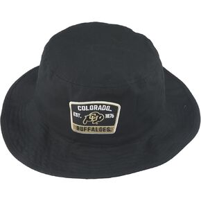 ZHATS Standard NCAA Officially Licensed Bucket Hat Patch Black Switchback, Large-X-Large