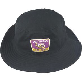 ZHATS Standard NCAA Officially Licensed Bucket Hat Patch Black Switchback, Large-X-Large