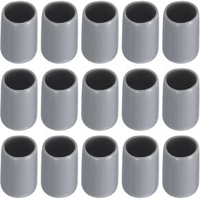 Screw Thread Protector Cover Rubber End Caps, [for Screw, Bolt] - 1/2"(12mm) ID/Grey/50pcs