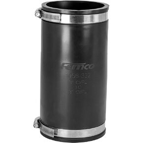 Fernco XL 1056-332 Flexible Pipe Coupling 3" CI/Plastic/Steel to 3" CI/Plastic/Steel
