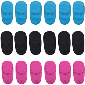 18 Pieces Amblyopia Eye Patches Amblyopia Lazy Eye Patches Weak Eye Patches Eye Patches Treat Strabismus and Lazy Eye Patch for Children(Blue, Red, Black)
