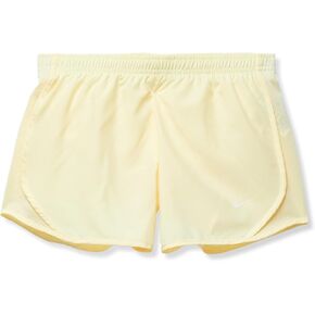 Nike Girl's Dri-FIT™ Tempo Shorts (Little Kids/Big Kids) Citron Tint/Citron Tint/White MD (10-12 Big Kid)