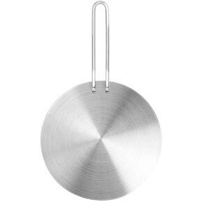 A sixx Induction Hob Cooking Converter Disc,Stainless Steel Heat Diffuser Induction Plate Adapter Converter Gas Electric Cooker Plate Heat Diffuser Simmer Ring Plate