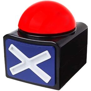 2 Pack Game Answer Buzzer, Game Buzzer with Lights and Sound Trivia Quiz Got Talent Buzzer, Buzzer Buttons for Game Show