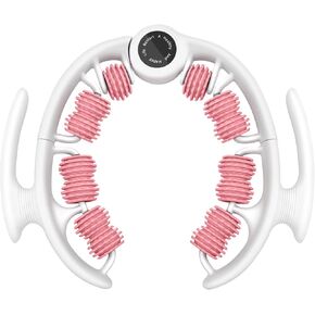 KESHWELL Muscle Massage Roller, Foam Roller for Deep Tissue Massage and Fitness Exercise.Golfer Tennis Elbow Relief Roller for Men&Women, Massage Roller Tool for Neck,Back,Leg, Arm,Thigh. White