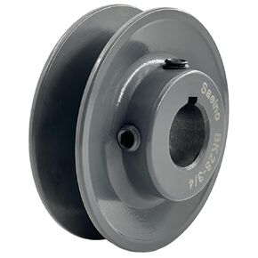 BK28-3/4 v Belt Pulley,3/4 inch bore,2.95 inch Outside Diameter,V-Belt Sheave Cast Iron for A AX B BX 4L 5L V-Belts,BK2834 Pulley