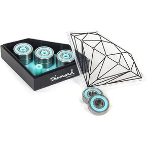 DIAMOND SUPPLY SKATEBOARD BEARINGS SMOKE RINGS Set of 8