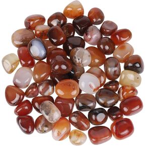 SUNYIK Tumbled Polished Stones, Irregular Rock Crystal for Tumbling, Cabbing, Fluorite 1 Pound(About 460 Grams)