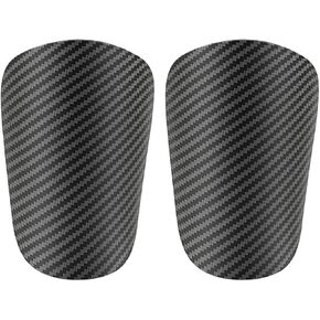 1 Pair Ultra Lightweight Imitation Carbon Fibre Leg Guard Mini Soccer Shin Guard Protective Gear Leg Guard for Soccer and Other Sports