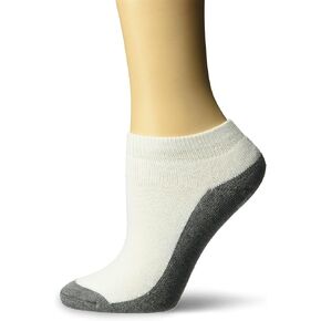 Sof Sole Cushioned Low Socks Kid's 10 - 4, Small, White (6 Pair)