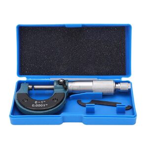 Fafeicy 0 to 25mm / 0 to 1 Inch 0.0001in British System Outside Diameter Micrometer Measurement Measuring Tool Micrometer for Mechanics Jewelers